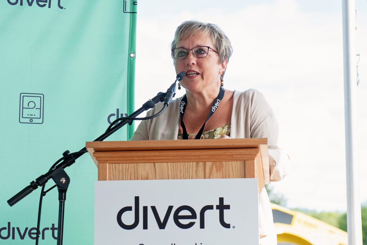 Ilona Kerby talks at Longview, WA Groundbreaking | Divert 