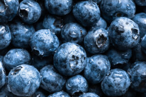 Fresh blueberries