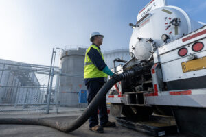 Industrial food waste processing facility at Divert